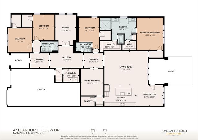 4711 Arbor Hollow Drive, Manvel, TX 77578