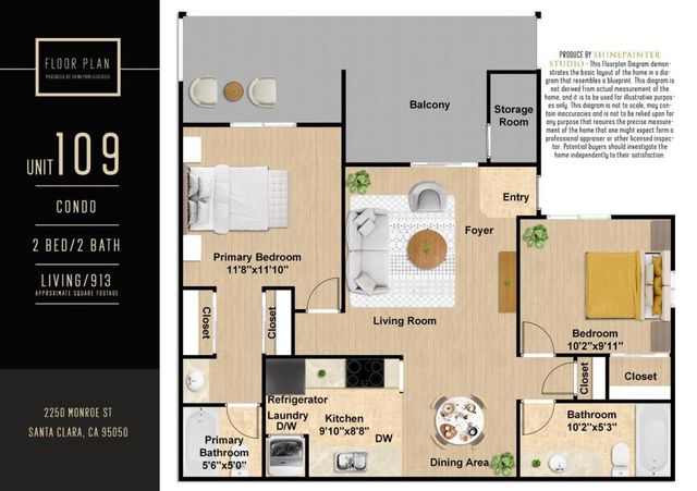 2250 Monroe Street 109, Santa Clara, CA 95050