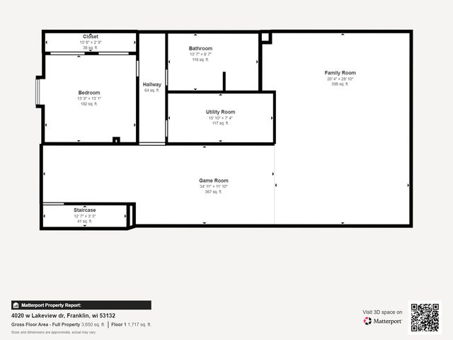 4020 W Lakeview DRIVE, Franklin, WI 53132
