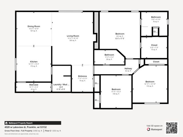4020 W Lakeview DRIVE, Franklin, WI 53132