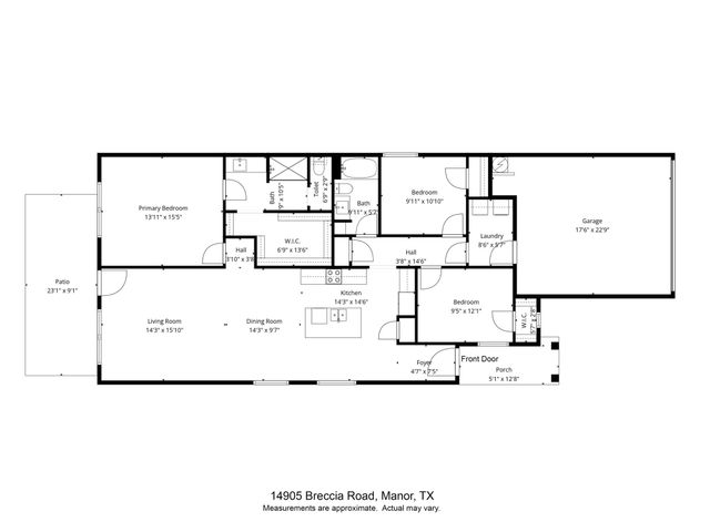 14905 Breccia RD, Manor, TX 78653