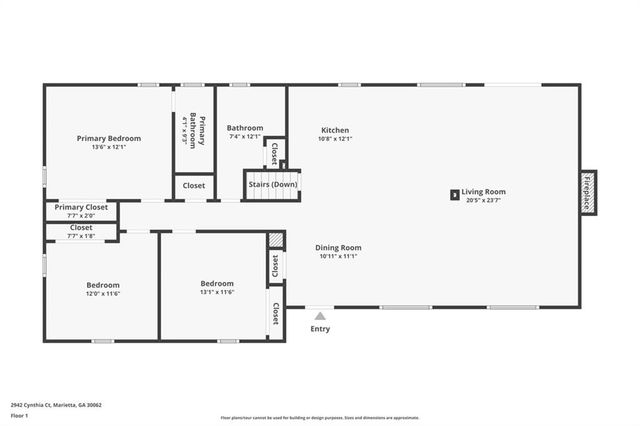 2942 Cynthia Court, Marietta, GA 30062