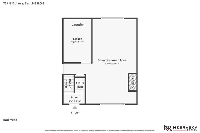 725 N 10th Avenue, Blair, NE 68008