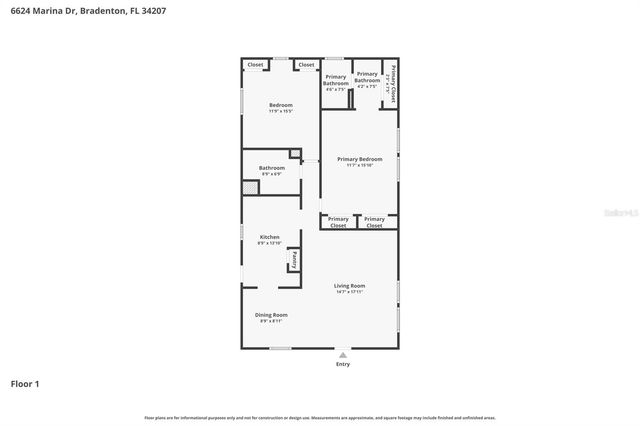 6624 MARINA DRIVE, Bradenton, FL 34207