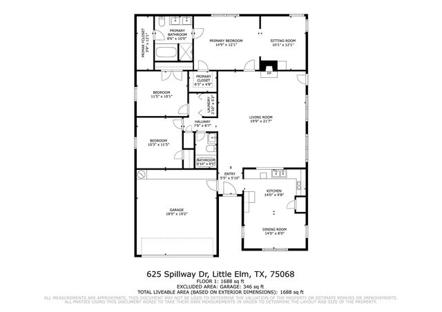 625 Spillway Drive, Little Elm, TX 75068