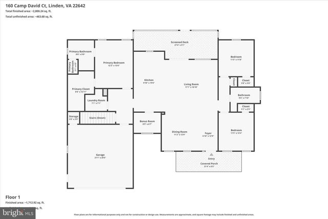 160 CAMP DAVID CT, Linden, VA 22642
