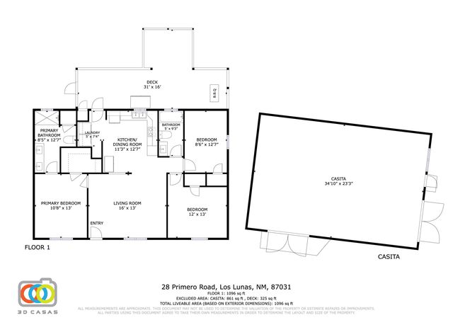 28 PRIMERO Road, Los Lunas, NM 87031