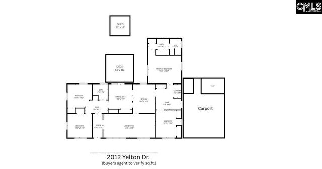 2012 Yelton Drive, Camden, SC 29020