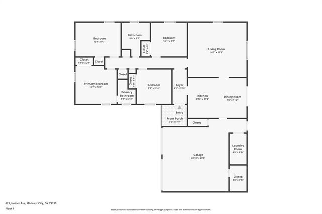 621 N Juniper Avenue, Midwest City, OK 73130