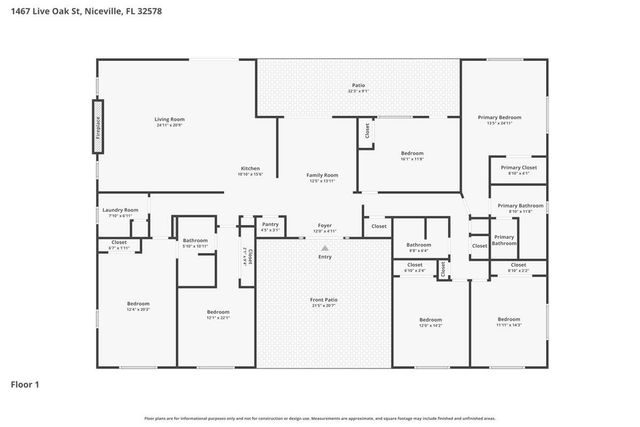 1467 Live Oak Street, Niceville, FL 32578