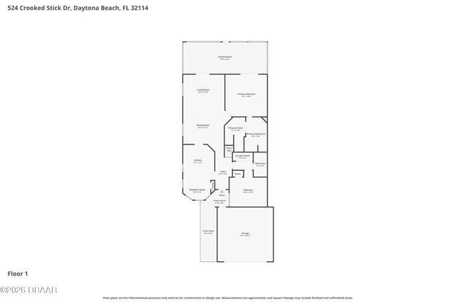 524 Crooked Stick Drive, Daytona Beach, FL 32114