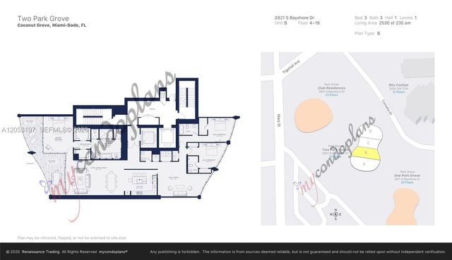 2821 S Bayshore Drive 7B, Coconut Grove, FL 33133