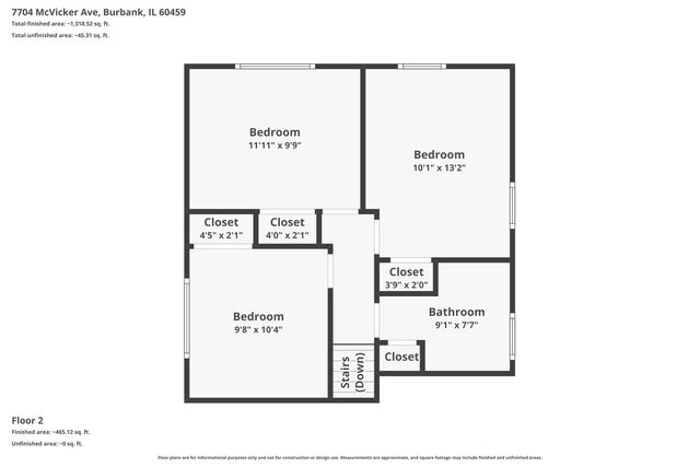 7704 Mcvicker Avenue, Burbank, IL 60459