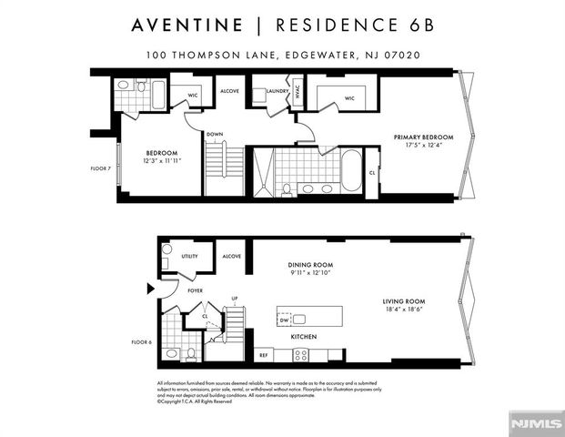 100 Thompson Lane 6B, Edgewater, NJ 07020
