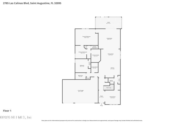 2785 LAS CALINAS Boulevard, St. Augustine, FL 32095