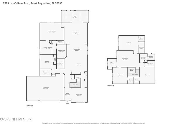 2785 LAS CALINAS Boulevard, St. Augustine, FL 32095