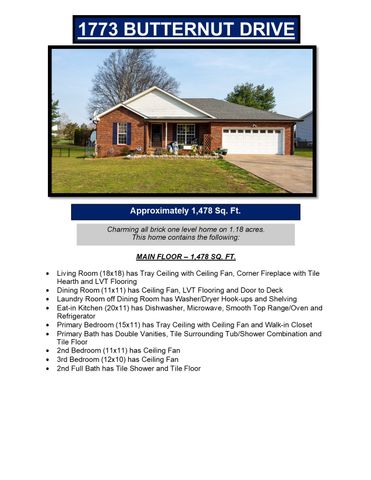 1773 Butternut Drive, Clarksville, TN 37042