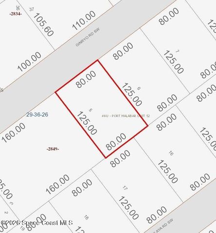 2635 Ginryo Road SW, Palm Bay, FL 32908