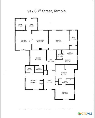612 S 7th Street, Temple, TX 76504
