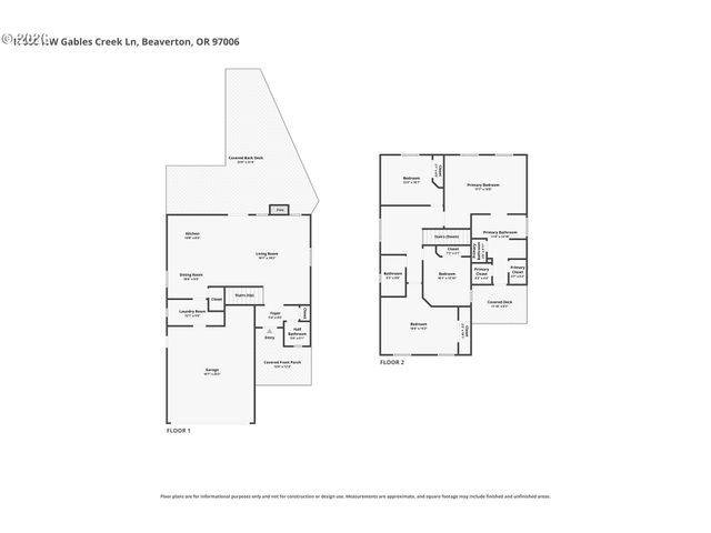 17000 Nw GABLES CREEK Ln, Beaverton, OR 97006