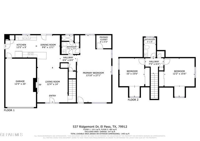 537 RIDGEMONT Drive, El Paso, TX 79912