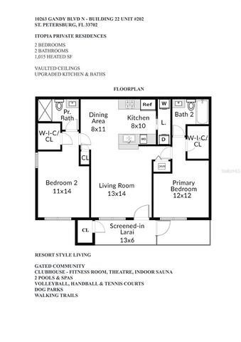 10263 GANDY BOULEVARD N 2202, St Petersburg, FL 33702