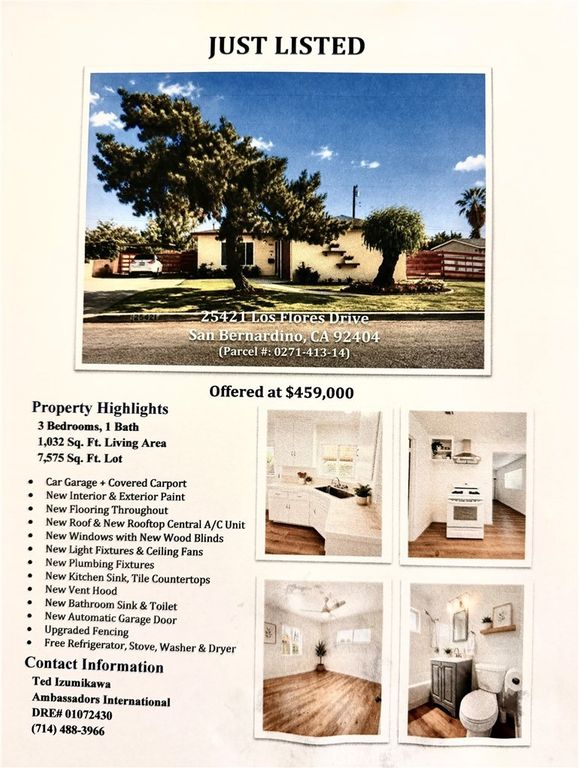 Image 30 of property listing at 25421 Los Flores Drive, San Bernardino, CA 92404