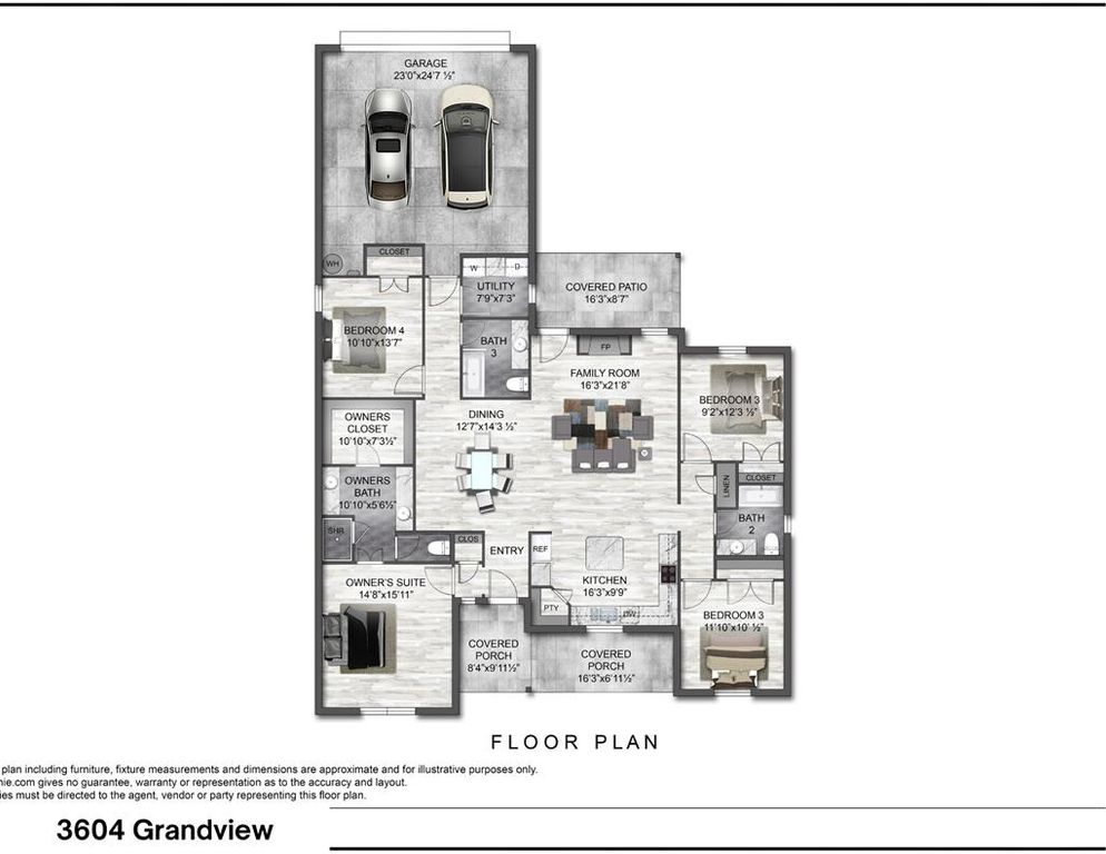 Image 2 of property listing at 3604 Grandview Dr, San Angelo, TX 76904