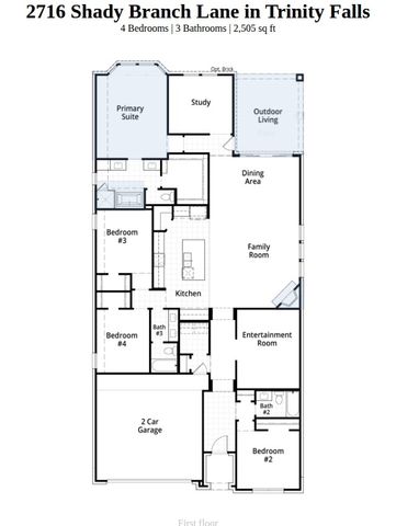 2716 Shady Branch Lane, Mckinney, TX 75071