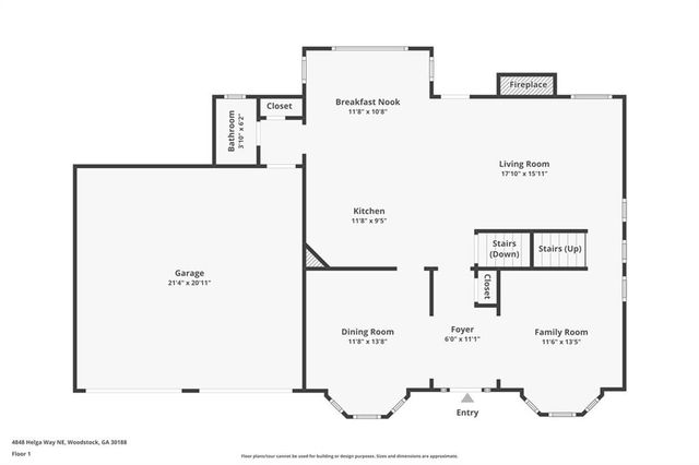 4848 Helga NE Way, Woodstock, GA 30188