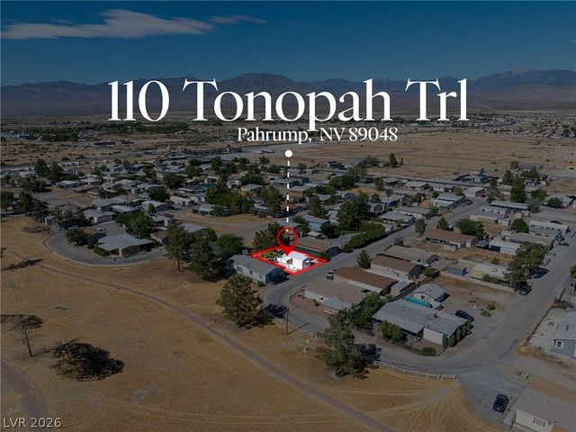 110 Tonopah Trail, Pahrump, NV 89048