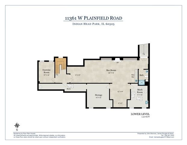 11361 W Plainfield Road, Indian Head Park, IL 60525