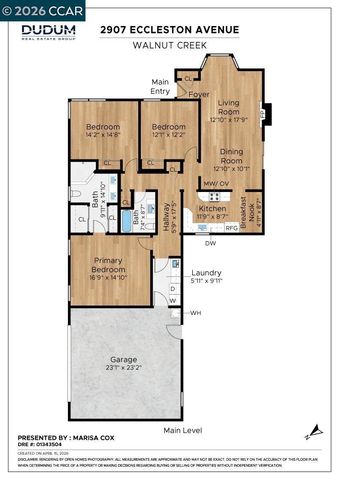 2907 Eccleston Ave., Walnut Creek, CA 94597