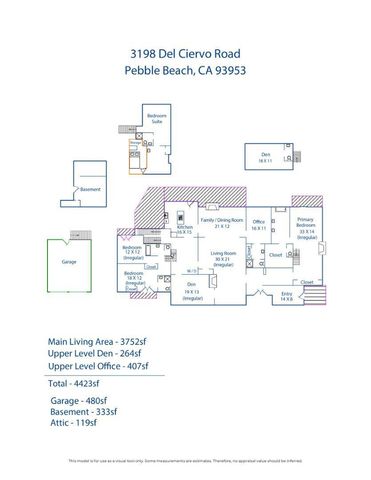 3198 Del Ciervo Road, Pebble Beach, CA 93953