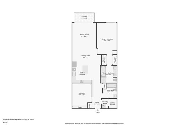 520 W Huron Street 414, Chicago, IL 60654