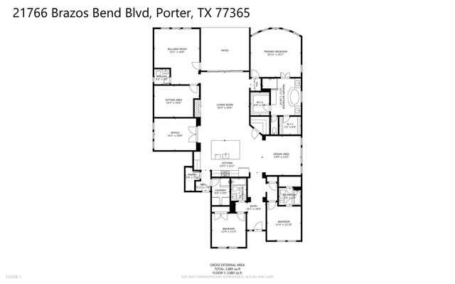 21766 Brazos Bend Boulevard, Porter, TX 77365