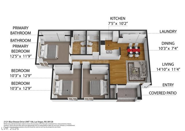 2121 Blue Breeze Drive 106, Las Vegas, NV 89128