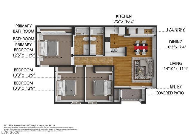 2121 Blue Breeze Drive 106, Las Vegas, NV 89128