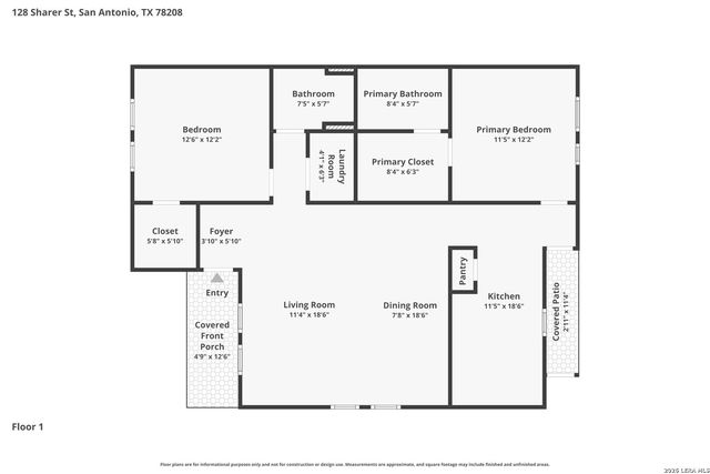 128 SHARER ST, San Antonio, TX 78208