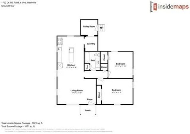 1722 Dr Db Todd Jr Blvd, Nashville, TN 37208