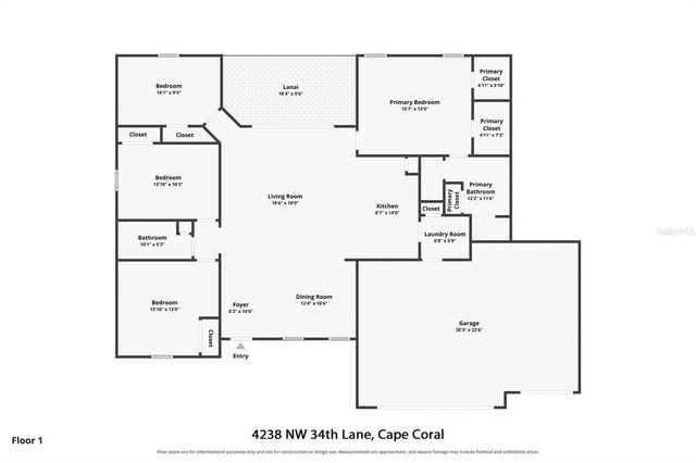 4238 NW 34TH LANE, Cape Coral, FL 33993