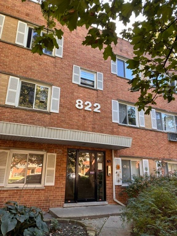 822 Seward Street 1A, Evanston, IL 60202 — exterior