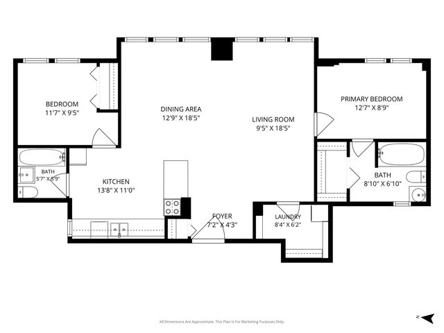 5646 N Kenmore Avenue 2A, Chicago, IL 60660