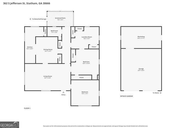362 S Jefferson Street, Statham, GA 30666