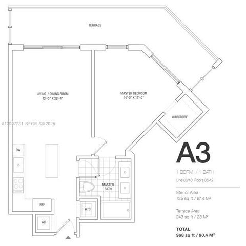 1300 BRICKELL BAY DR 1210, Miami, FL 33131