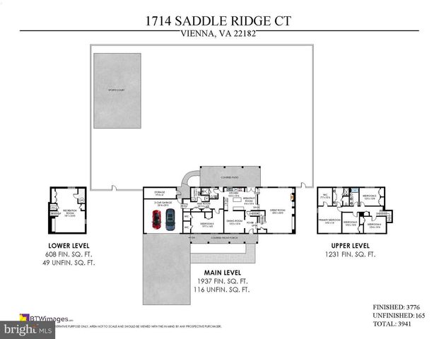 1714 SADDLE RIDGE CT, Vienna, VA 22182