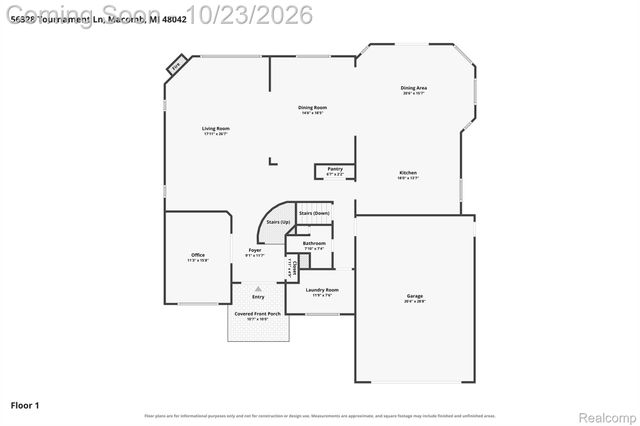 56328 Tournament Lane, Macomb Township, MI 48042