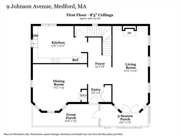 9 Johnson Ave, Medford, MA 02155