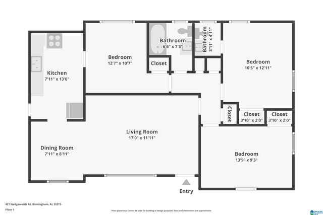 421 WEDGEWORTH ROAD, Birmingham, AL 35215