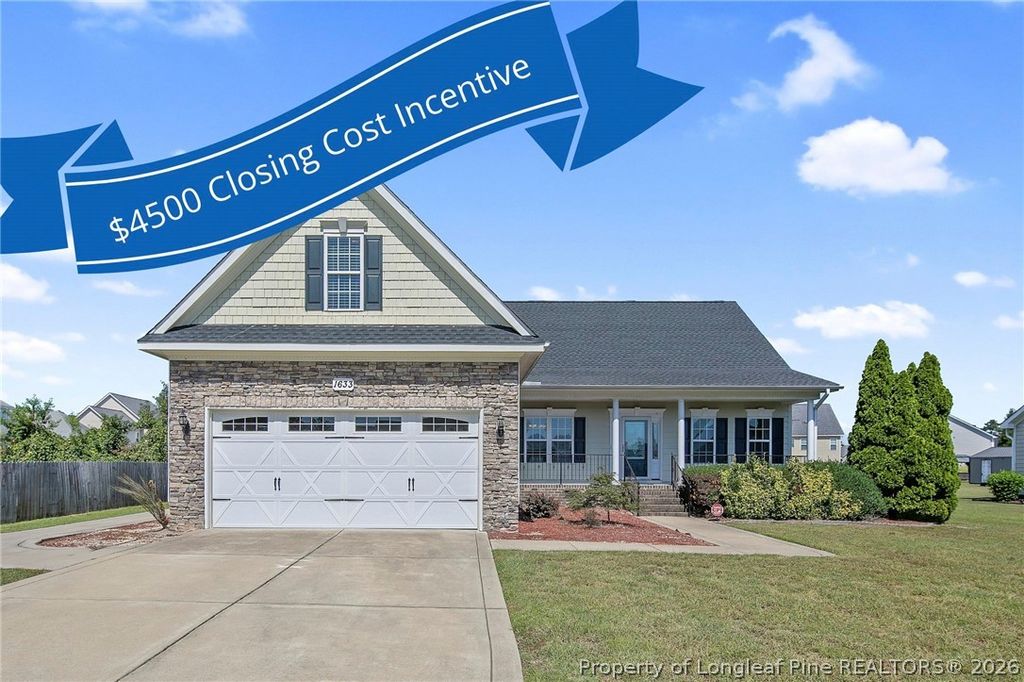 1633 Holloman Drive, Fayetteville, NC 28312 — exterior